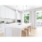 Z-Lite Cayden Pendant, 1-Light, 6.5 In.W x 16.75 In.H, Brushed Nickel/Clear + Etched Opal 1946P-BN - alternate 3